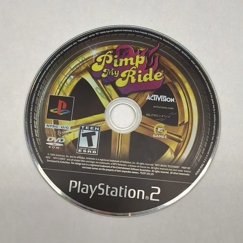 Pimp My Ride Sony PlayStation 2 PS2 CIB Video Game
